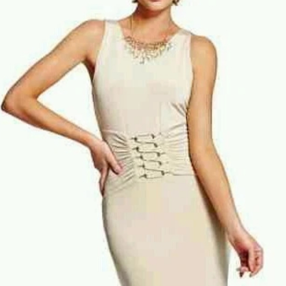 🎈SALE 2 For $50🎈Marciano Sabine Corset Dress Sand Beige Size M